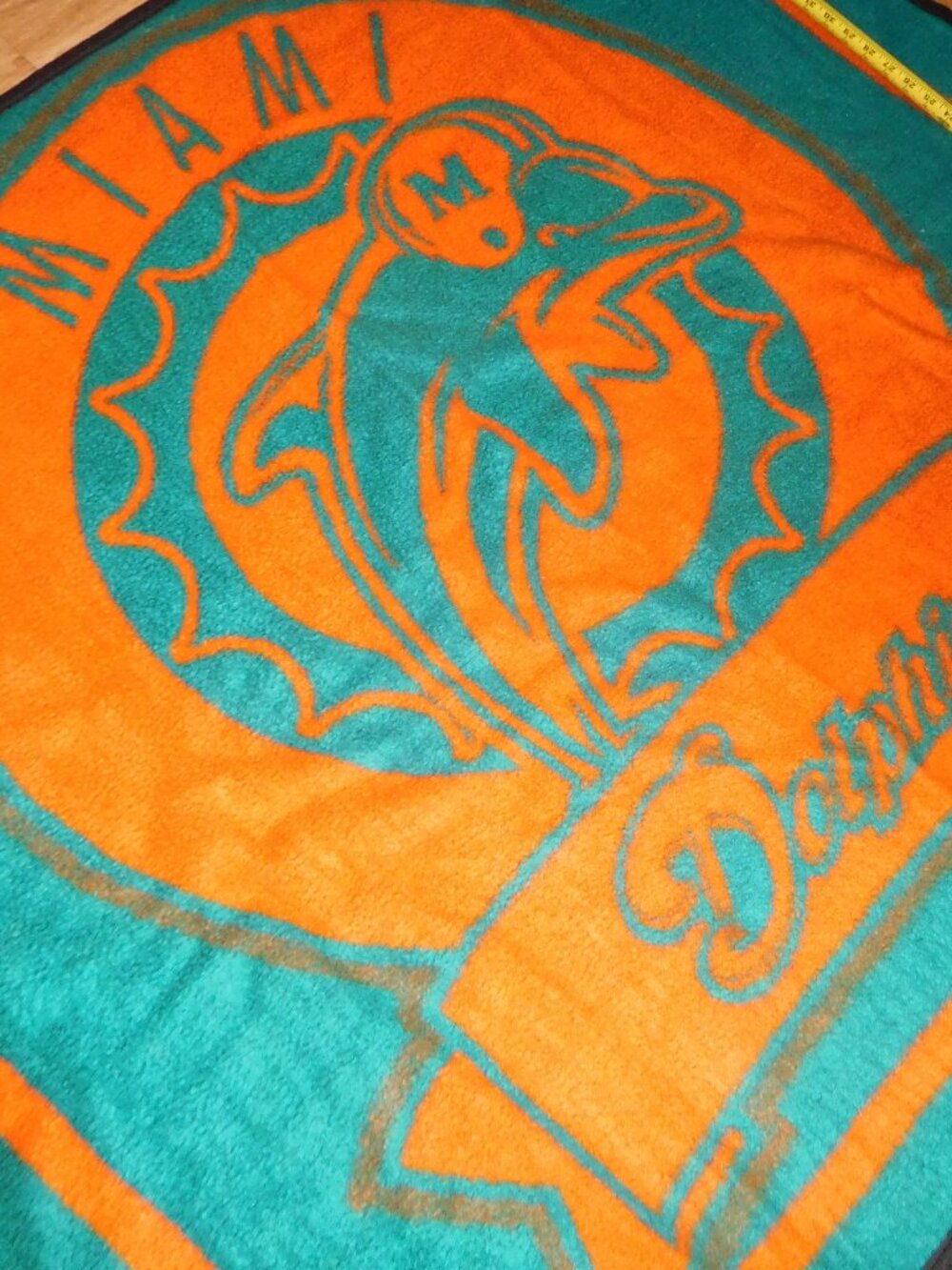 Miami Dolphins Fleece Throw Blanket